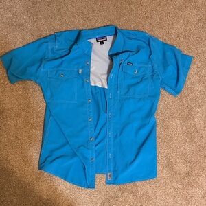 Patagonia Men's Sky Blue Button Down Shirt